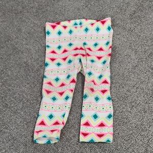 Cat & Jack Multicolor Patterned Kids Leggings